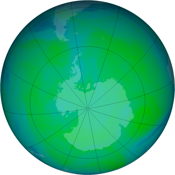 Ozone Map 1987-12-29